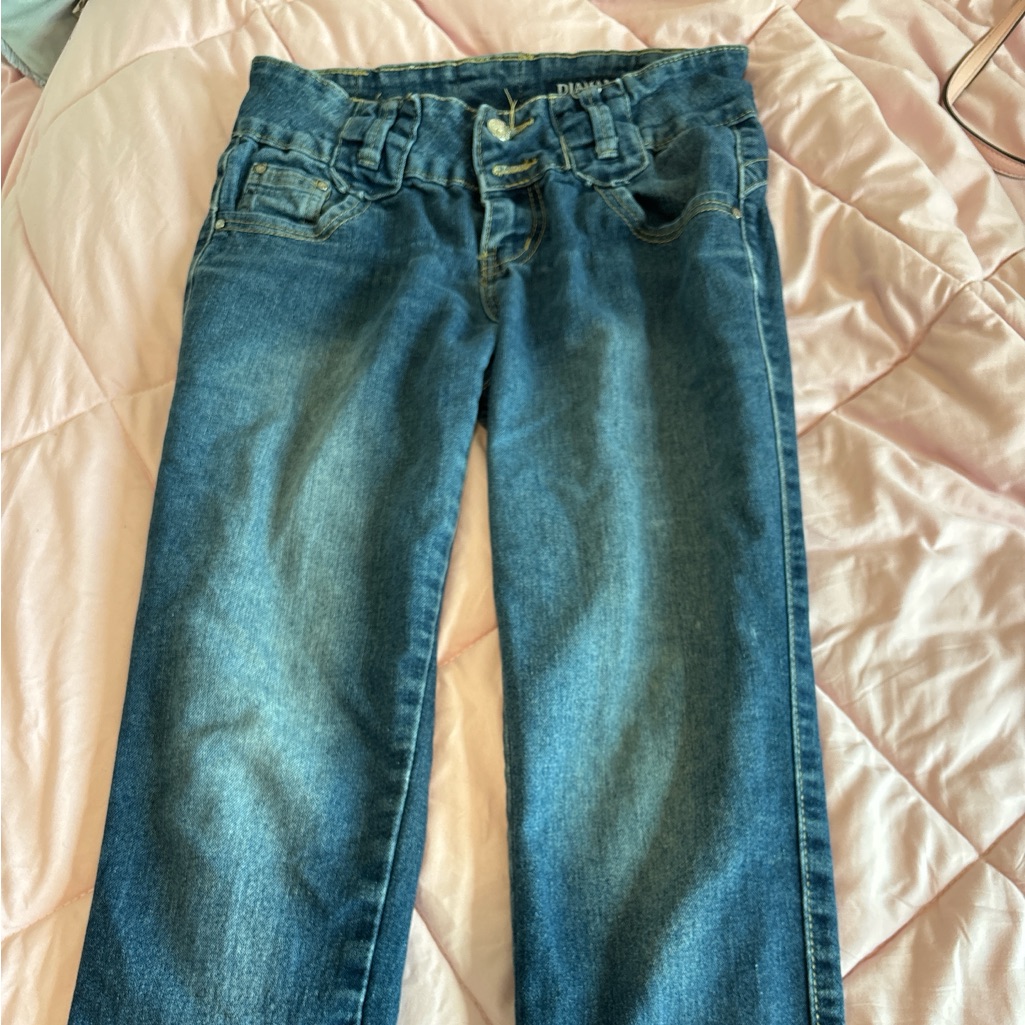 Straight Leg/Skinny Jeans Size Small. Dark Blue (Size 1)